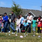 And they're almost ready to begin the search for Easter eggs.